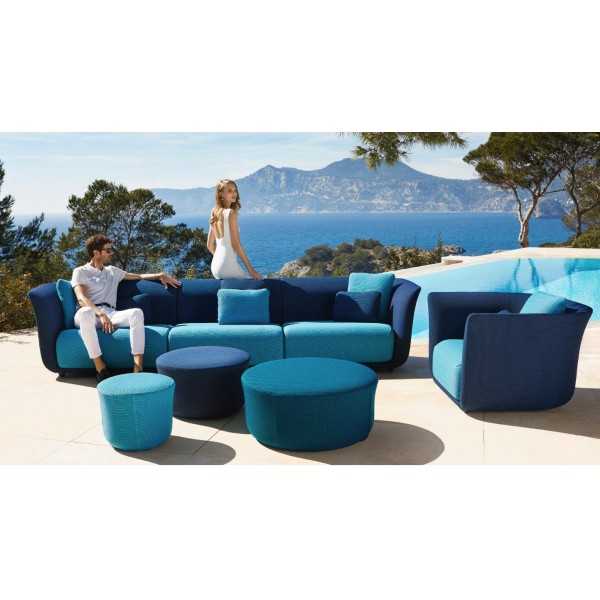 SUAVE Sofa Left Chaiselongue - Méridienne Extérieure Tissu Module Gauche - VONDOM