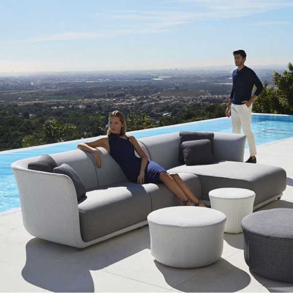 SUAVE Sofa Left Chaiselongue - Méridienne Extérieure Tissu Module Gauche - VONDOM