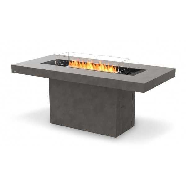 Gin 90 Bar Fire Pit Table - natural
