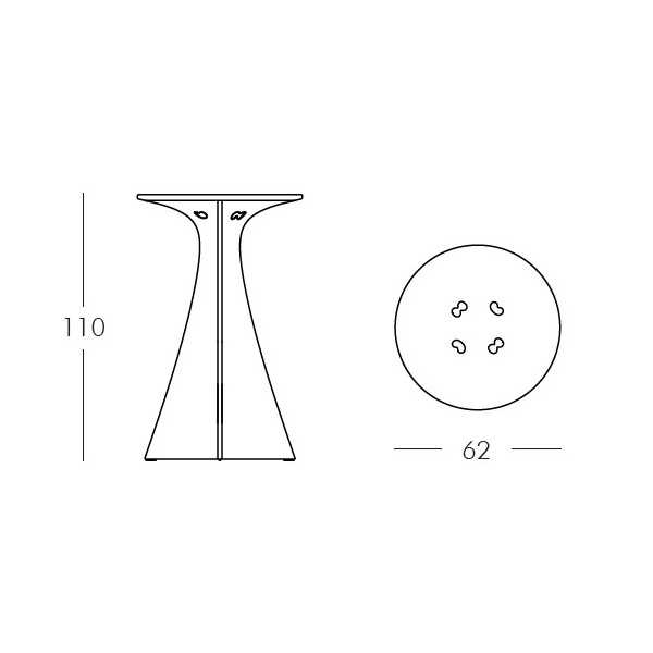 Jet Stand Up Table - Slide Design