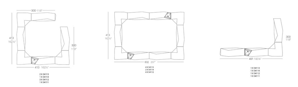 Bar Faz Vondom dimensions fiche technique et caractéristiques