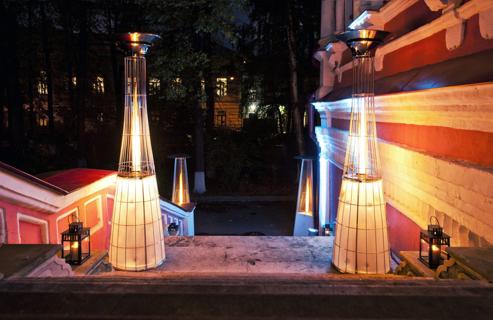 chauffage d'extérieur pour terrasse italkero lightfire dolce vita