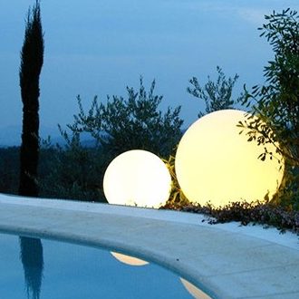 boule lumineuse pour extérieur