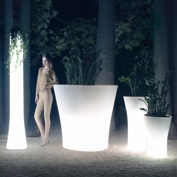 BONES - large LED light pot - VONDOM