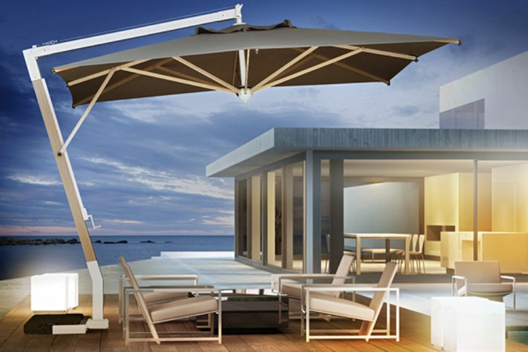 Professional patio umbrella for restaurant chr bar Barazzi BARAZZI