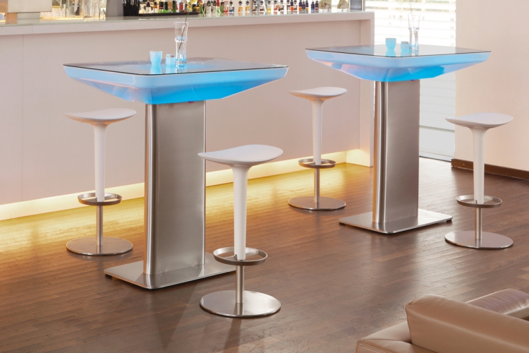 Lighted table, all heights, for indoor and outdoor Barazzi BARAZZI