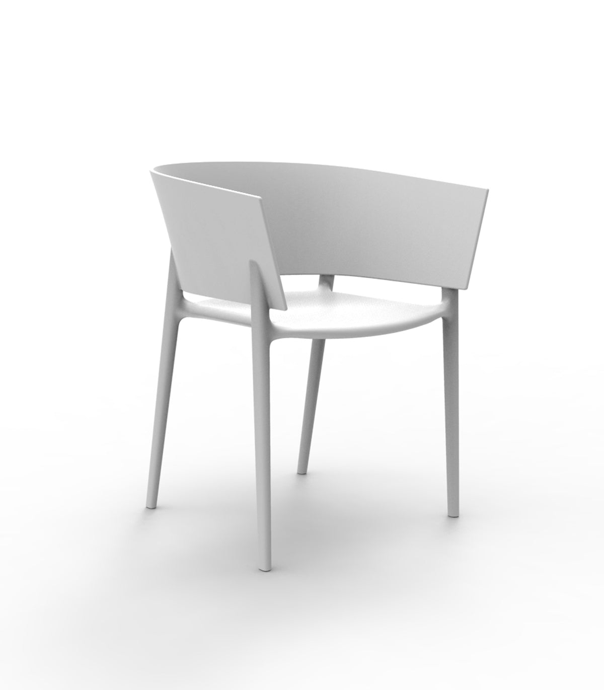 Chair White Color AFRICA by Vondom for Professionals