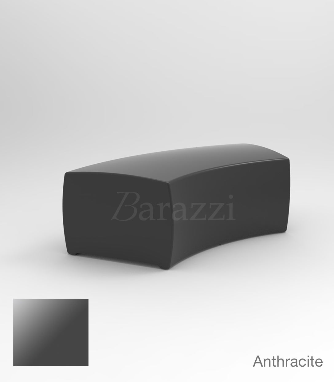 And Banco Laqué par Vondom - Banc Incurvé Finition Laquée disponible en 15 couleurs