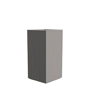 POT GATSBY CUBIC 80 cm - Planter Outside Grooved