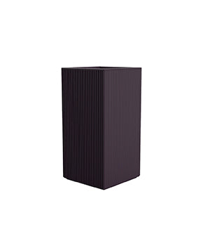 POT GATSBY CUBIC 80 cm - Planter Outside Grooved