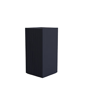 POT GATSBY CUBIC 80 cm - Planter Outside Grooved