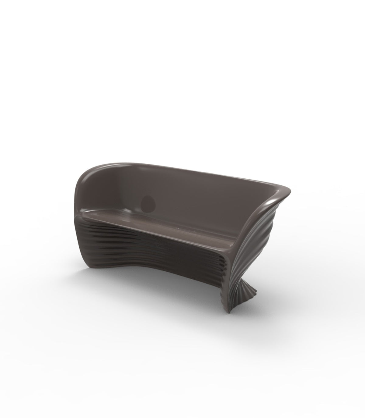 Canapé Design Biophilia Vondom laqué - bronze