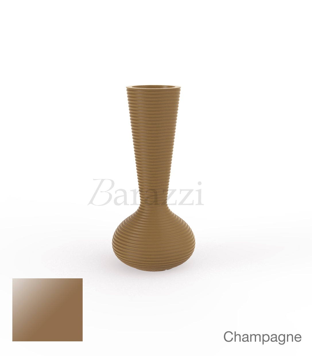 Pot Rond et Conique Bloom par Vondom finition laquée disponible en 15 couleurs