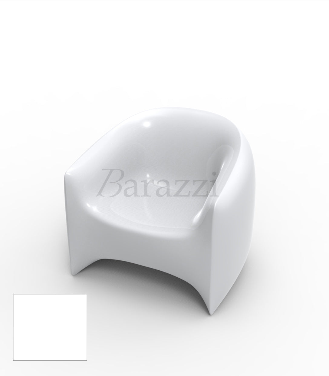 BLOW White Armchair Lacquered Vondom