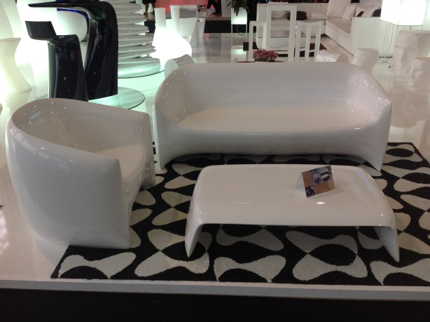 Lounge Professional Furniture Blow Collection by Vondom Sofa, Armchair and Coffee Table