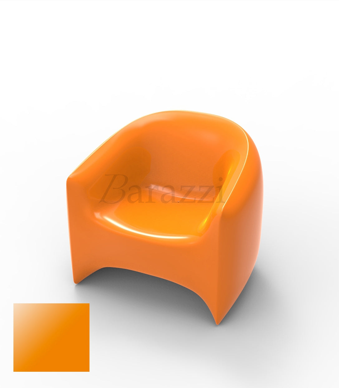 BLOW Orange Armchair Lacquered Vondom
