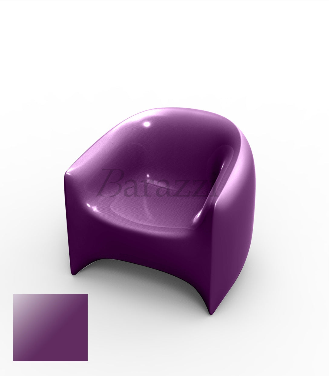 BLOW Plum Armchair Lacquered Vondom