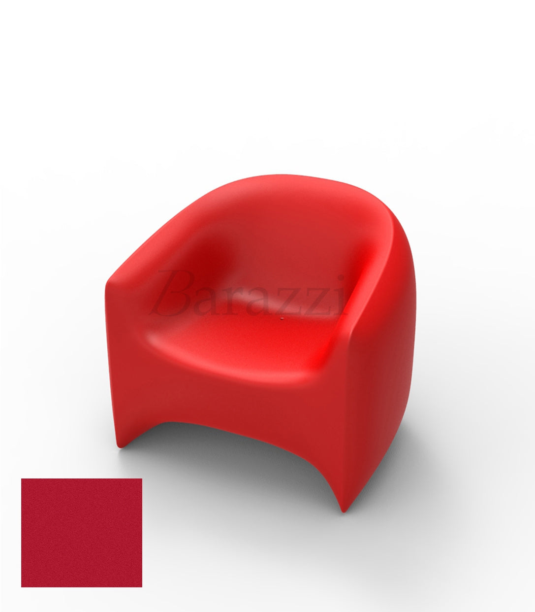 BLOW Fauteuil Rouge Mat Vondom