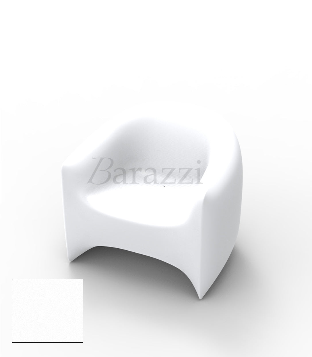 BLOW Fauteuil Blanc Mat Vondom