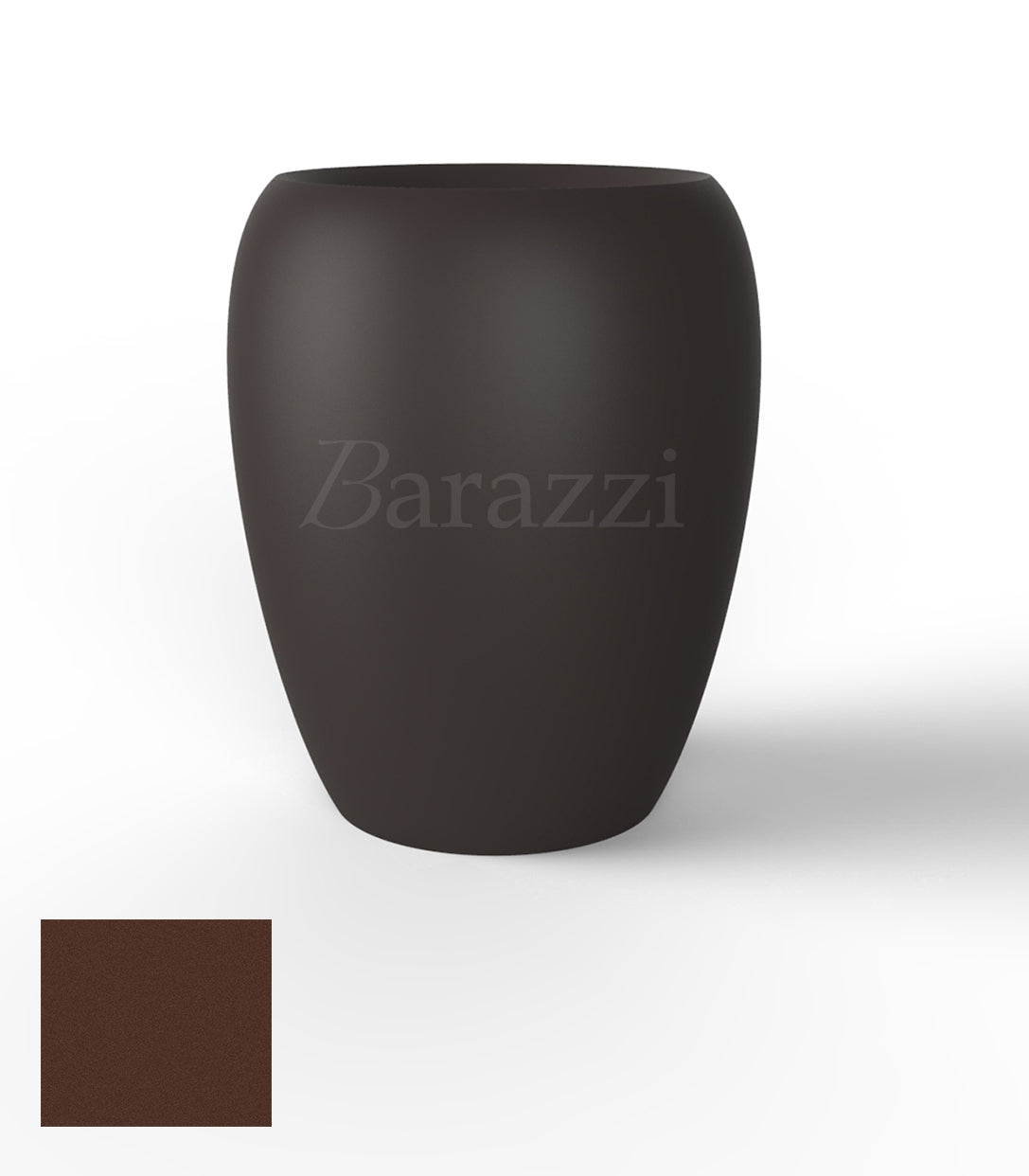 BLOW Pots 120 Marron Polyethylene Mat Vondom
