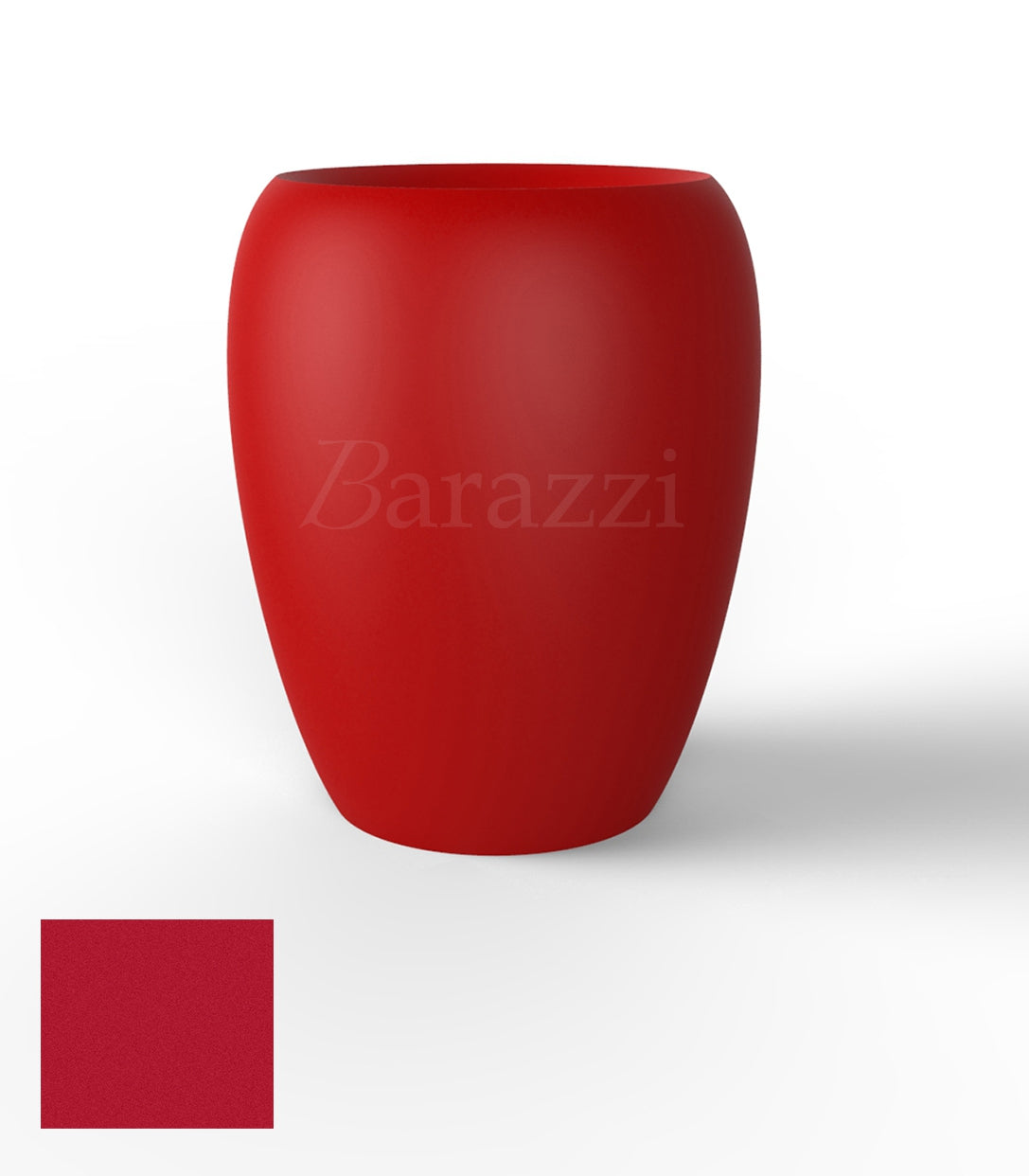 BLOW Pots 120 Rouge Polyethylene Mat Vondom
