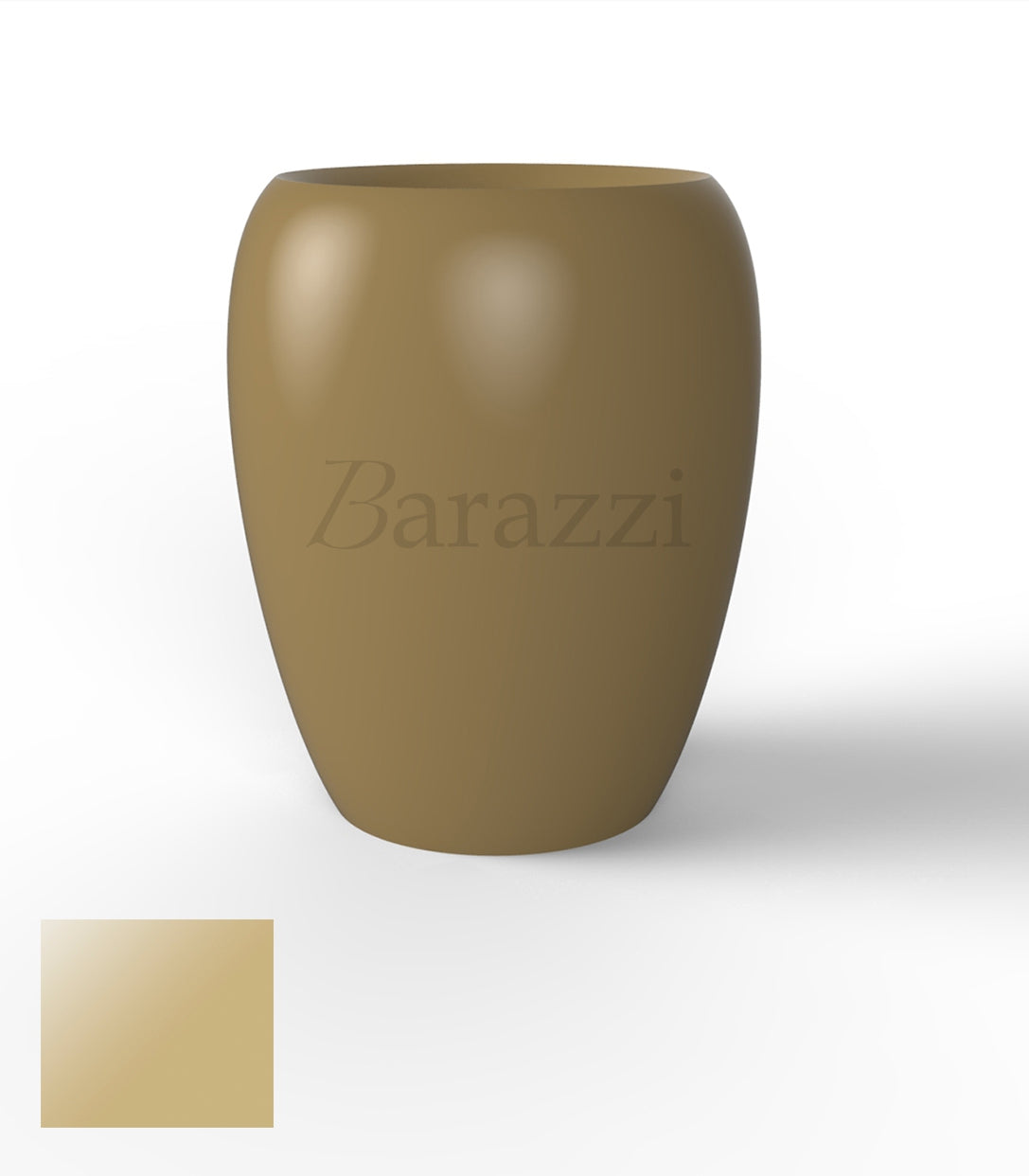 BLOW Pots 120 Beige Polyethylene Laque Vondom