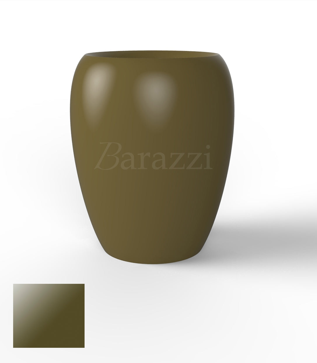 BLOW Pots 120 Kaki Polyethylene Laque Vondom