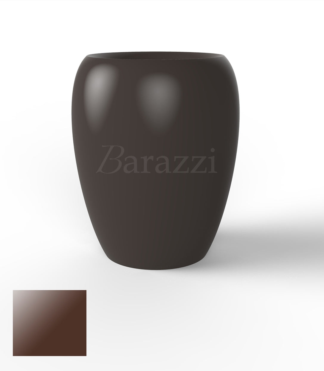 BLOW Pots 120 Marron Polyethylene Laque Vondom 
