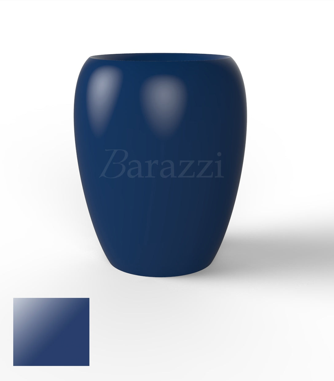 BLOW Pots 120 Bleu Polyethylene Laque Vondom