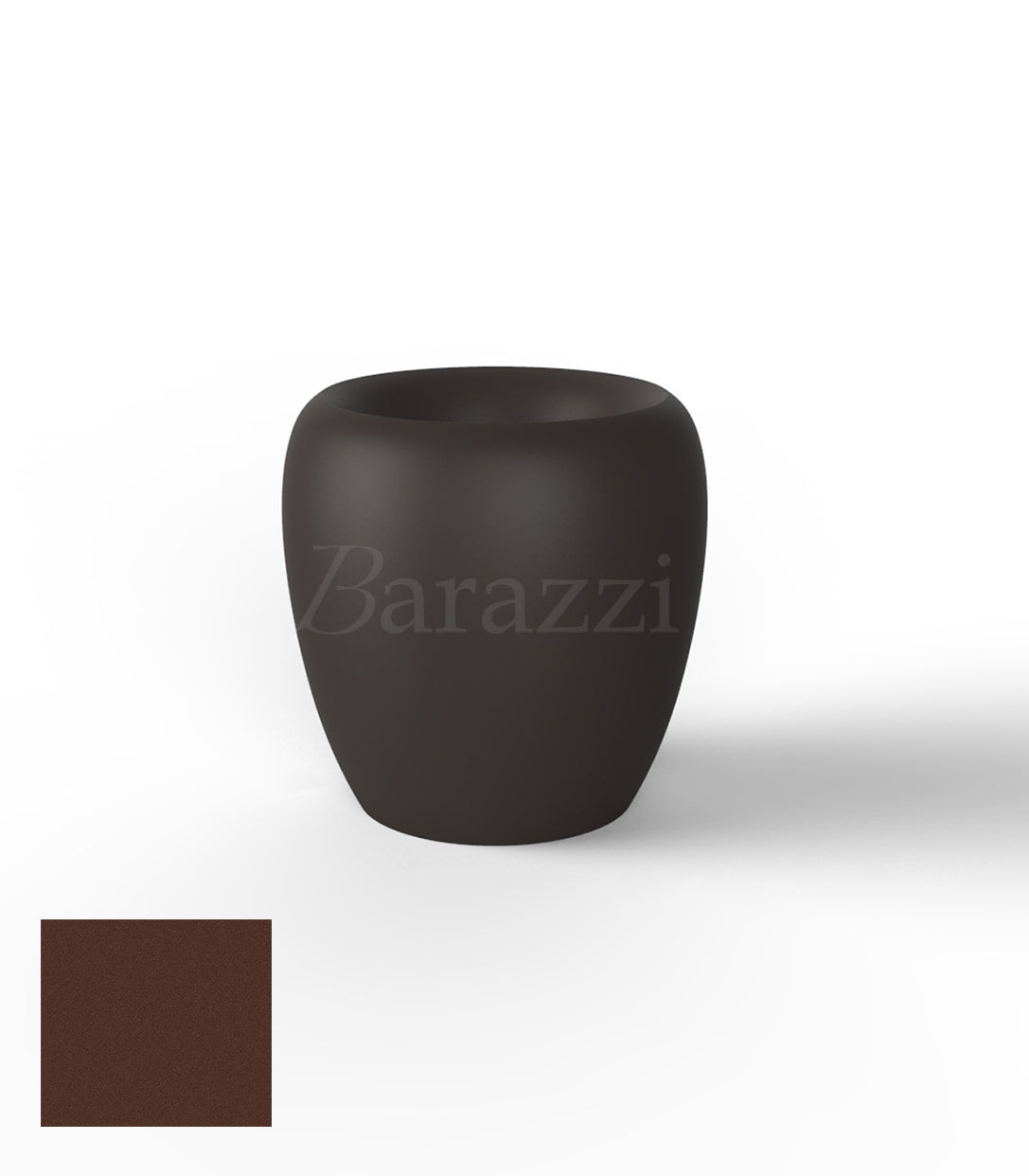 BLOW Pots 40 Marron Polyethylene Mat Vondom