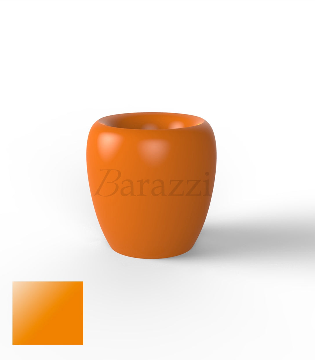 BLOW Pots 40 Orange Polyethylene Laque Vondom