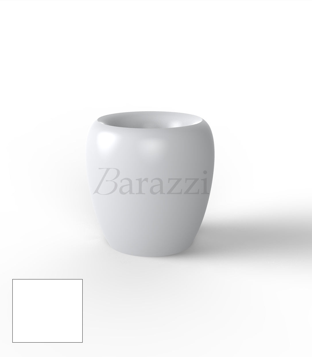 BLOW Pots 40 Blanc Polyethylene Laque Vondom