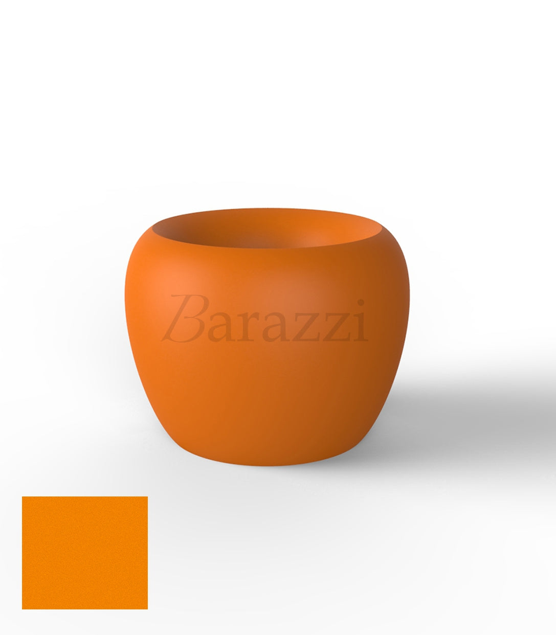 BLOW Pots 75 Orange Polyethylene Mat Vondom