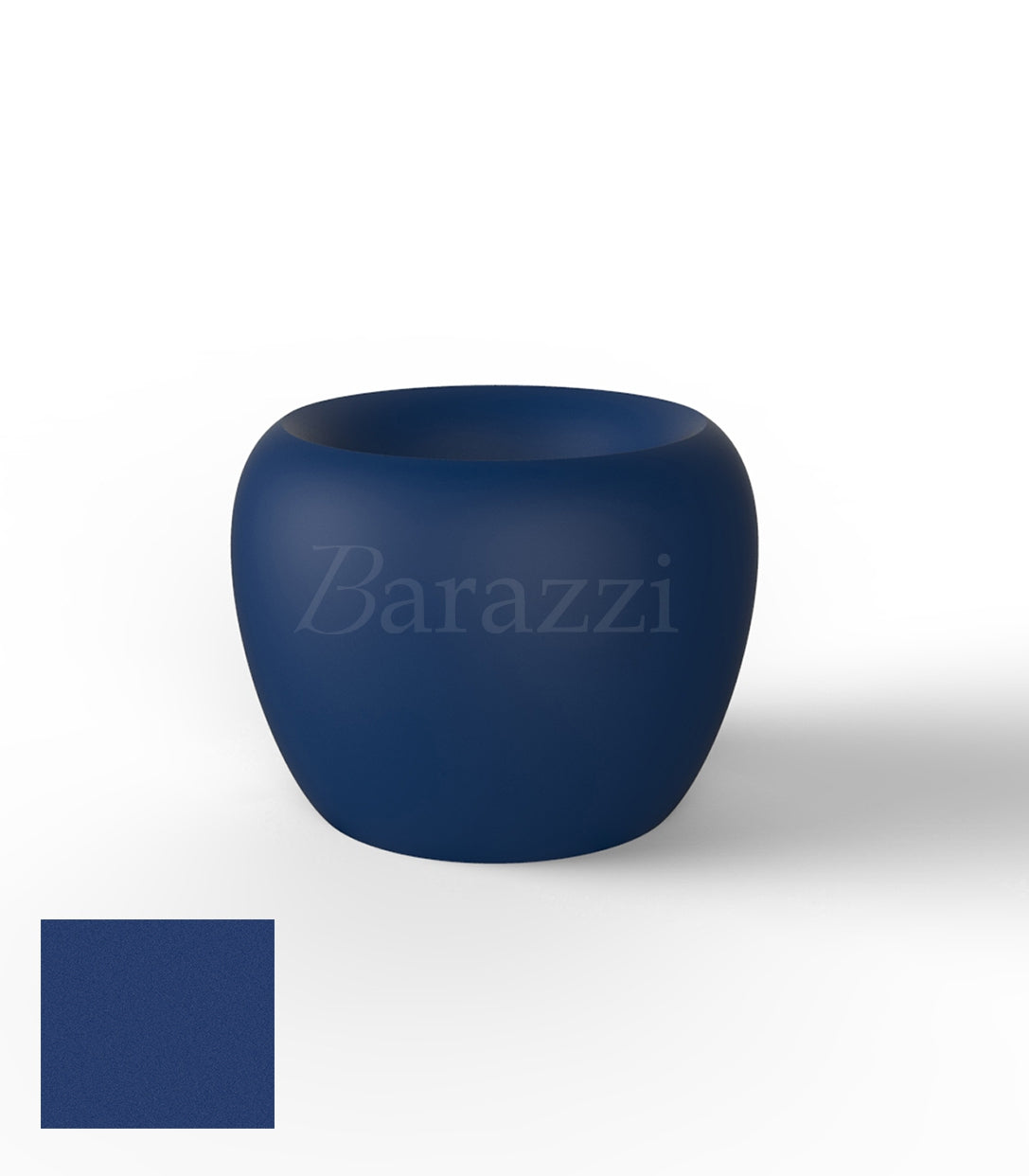 BLOW Pots 75 Bleu Polyethylene Mat Vondom