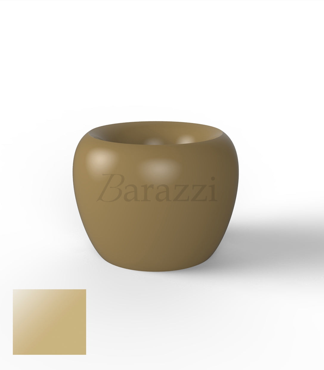 BLOW Pots 75 Beige Polyethylene Laque Vondom