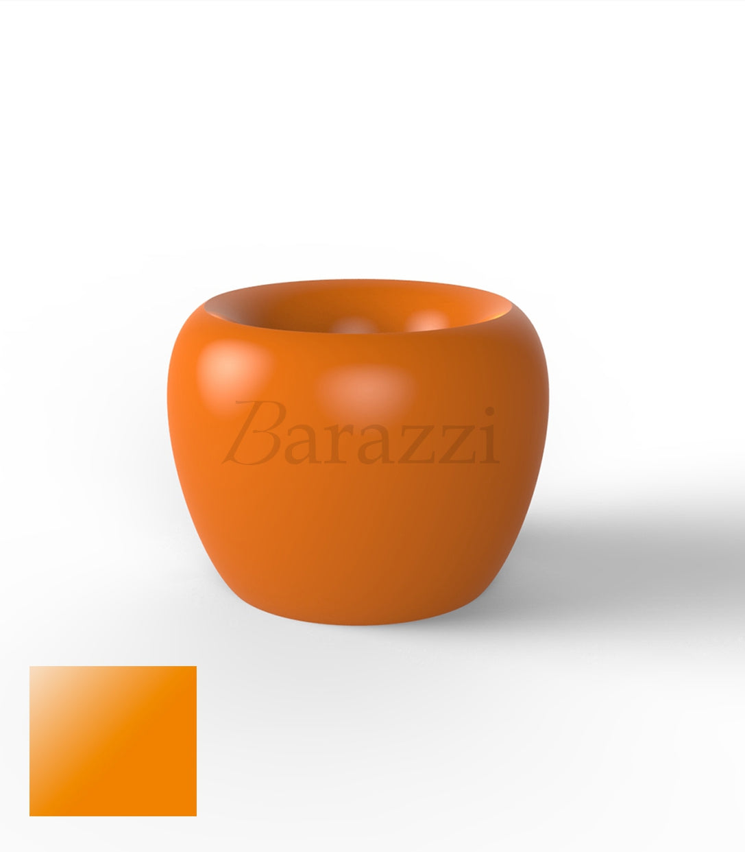 BLOW Pots 75 Orange Polyethylene Laque Vondom