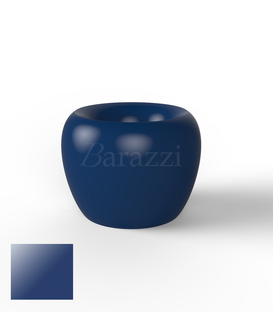 BLOW Pots 75 Bleu Polyethylene Laque Vondom