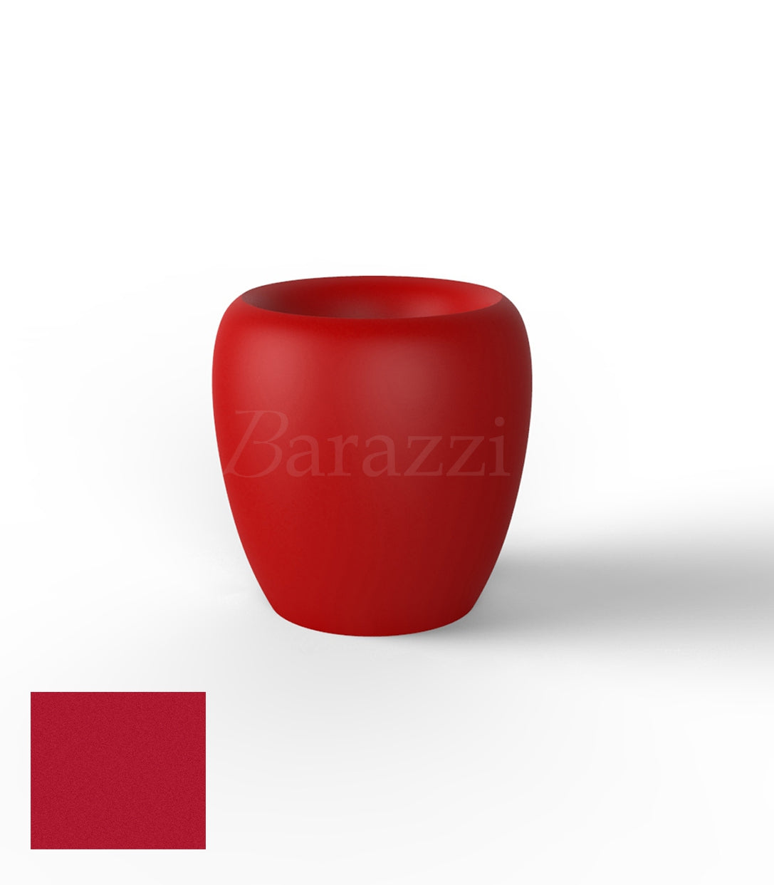 BLOW Pots 80 Rouge Polyethylene Mat Vondom