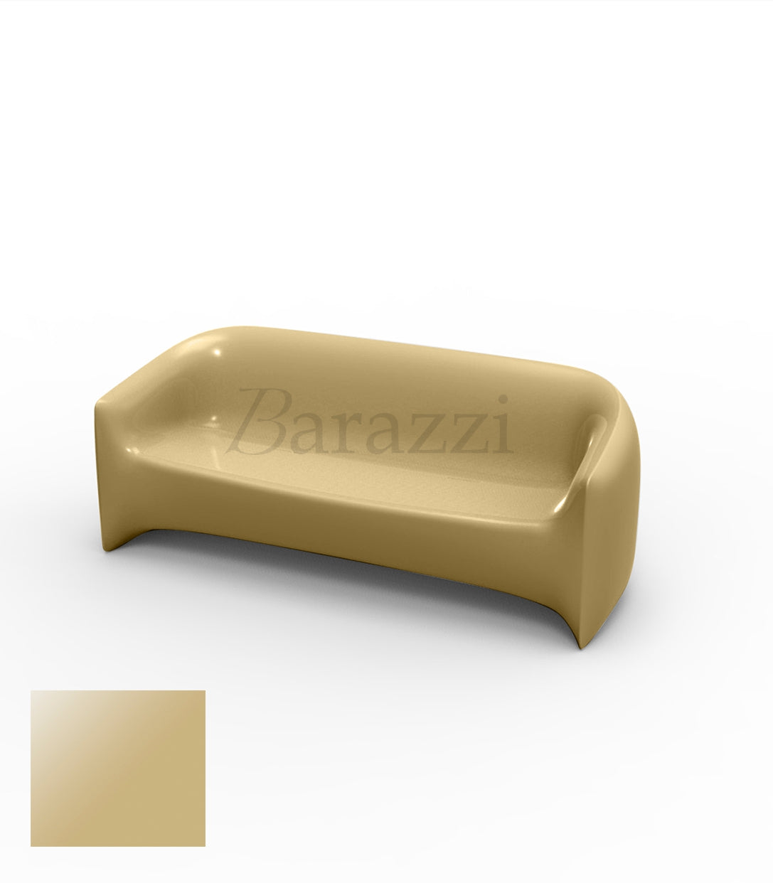 BLOW Sofa Beige Polyethylene Laque Vondom