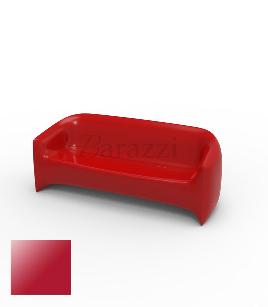 BLOW Sofa Rouge Polyethylene Laque Vondom