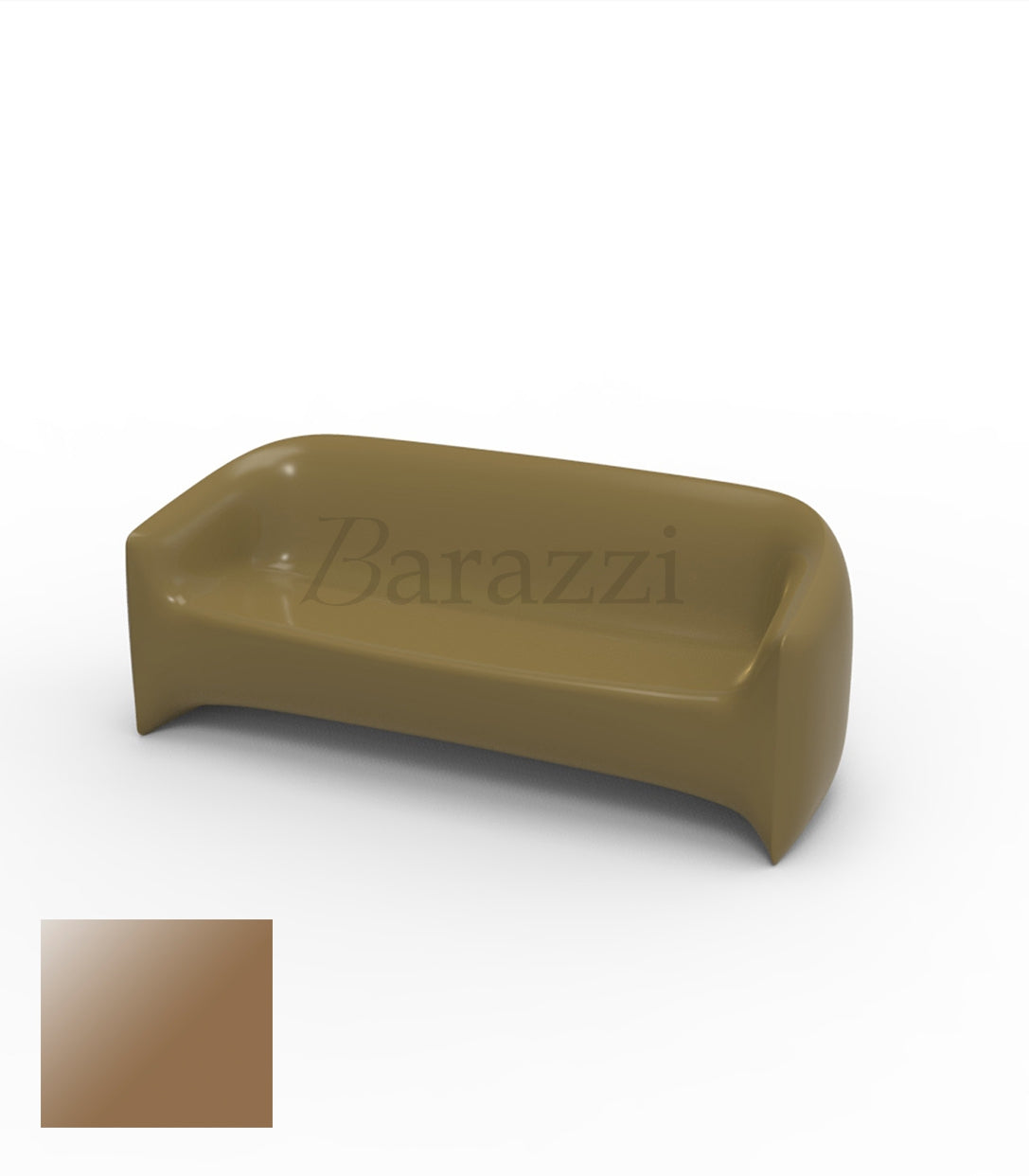 BLOW Sofa Champagne Polyethylene Laque Vondom