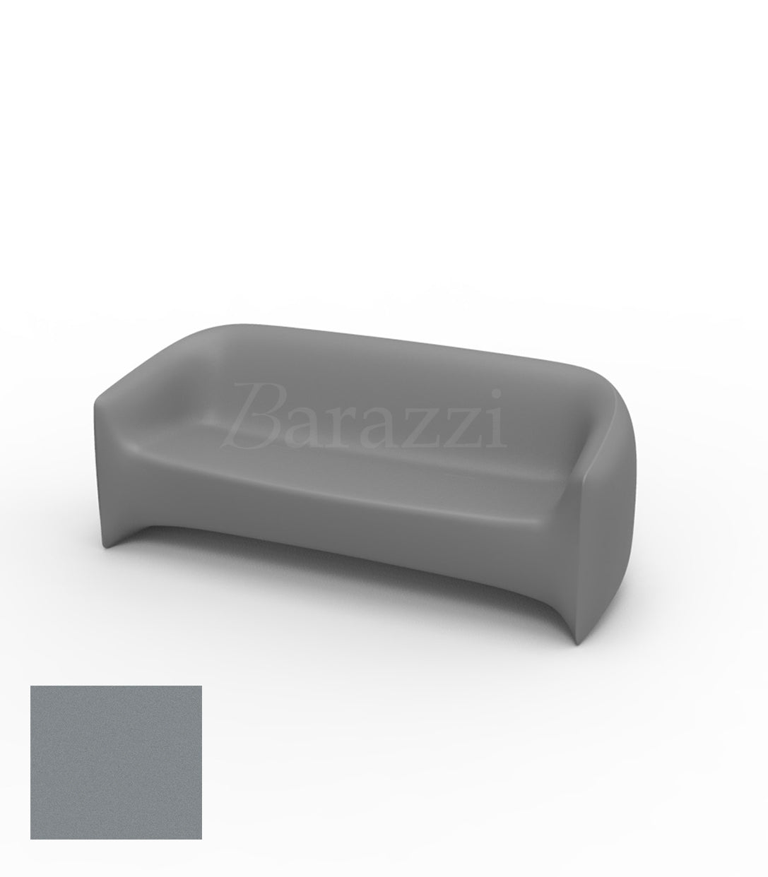 LOW Sofa Acier Polyethylene Mat Vondom