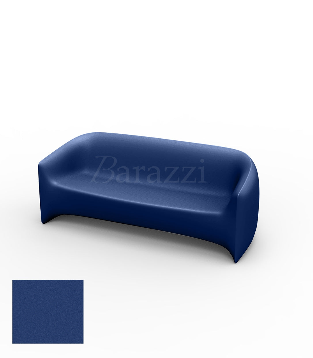 BLOW Sofa Bleu Polyethylene Mat Vondom