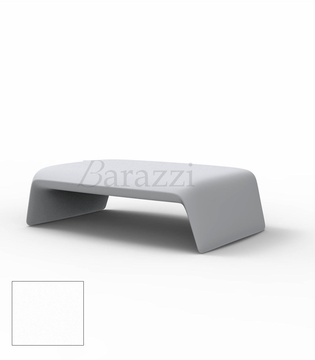 BLOW Coffee Table Ice Matt Polyethylene Vondom