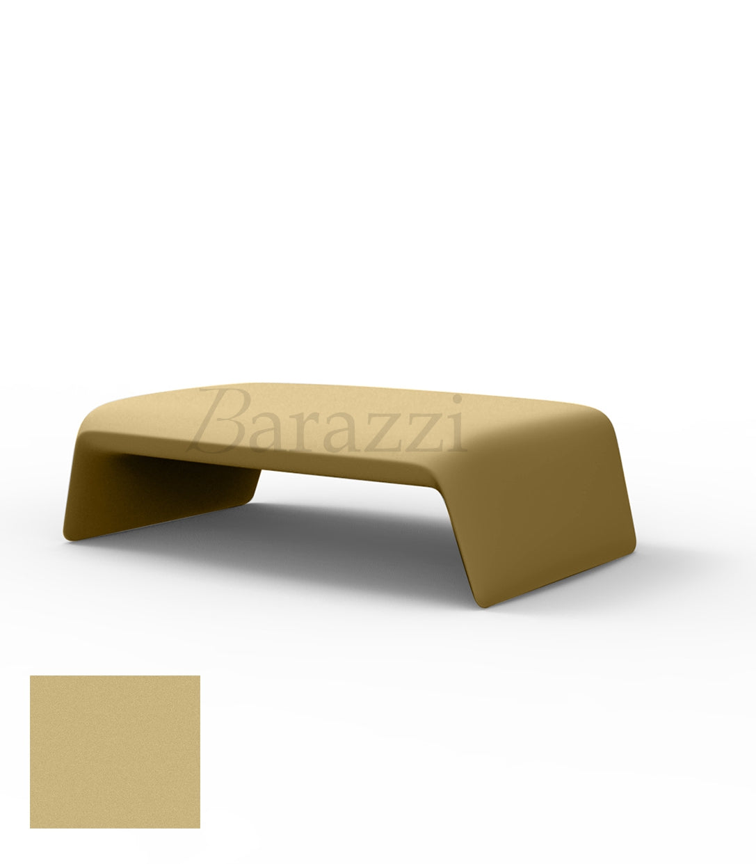 BLOW Coffee Table Beige Matt Polyethylene Vondom