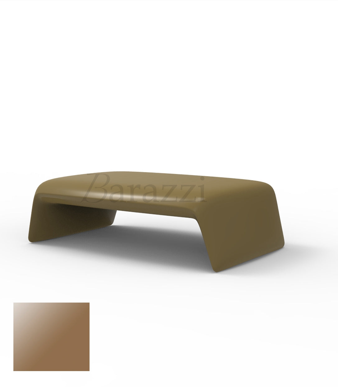 BLOW Table Basse Champagne Polyethylene Laque Vondom