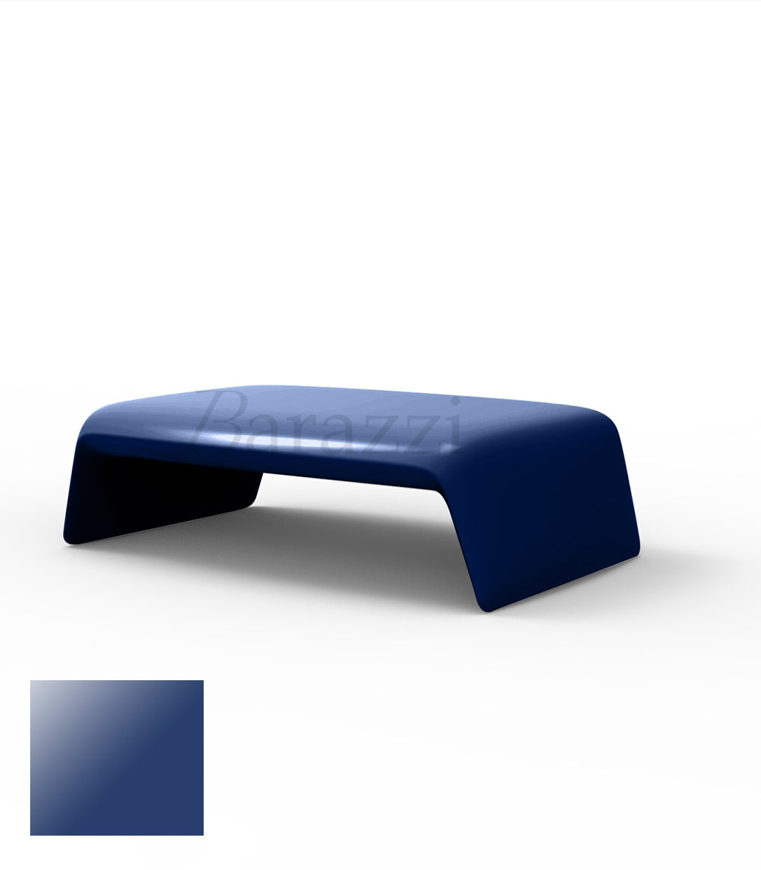BLOW Table Basse Bleu Polyethylene Laque Vondom