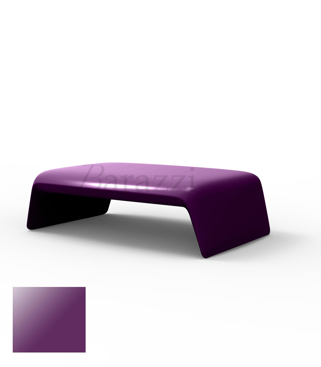 BLOW Table Basse Prune Polyethylene Laque Vondom