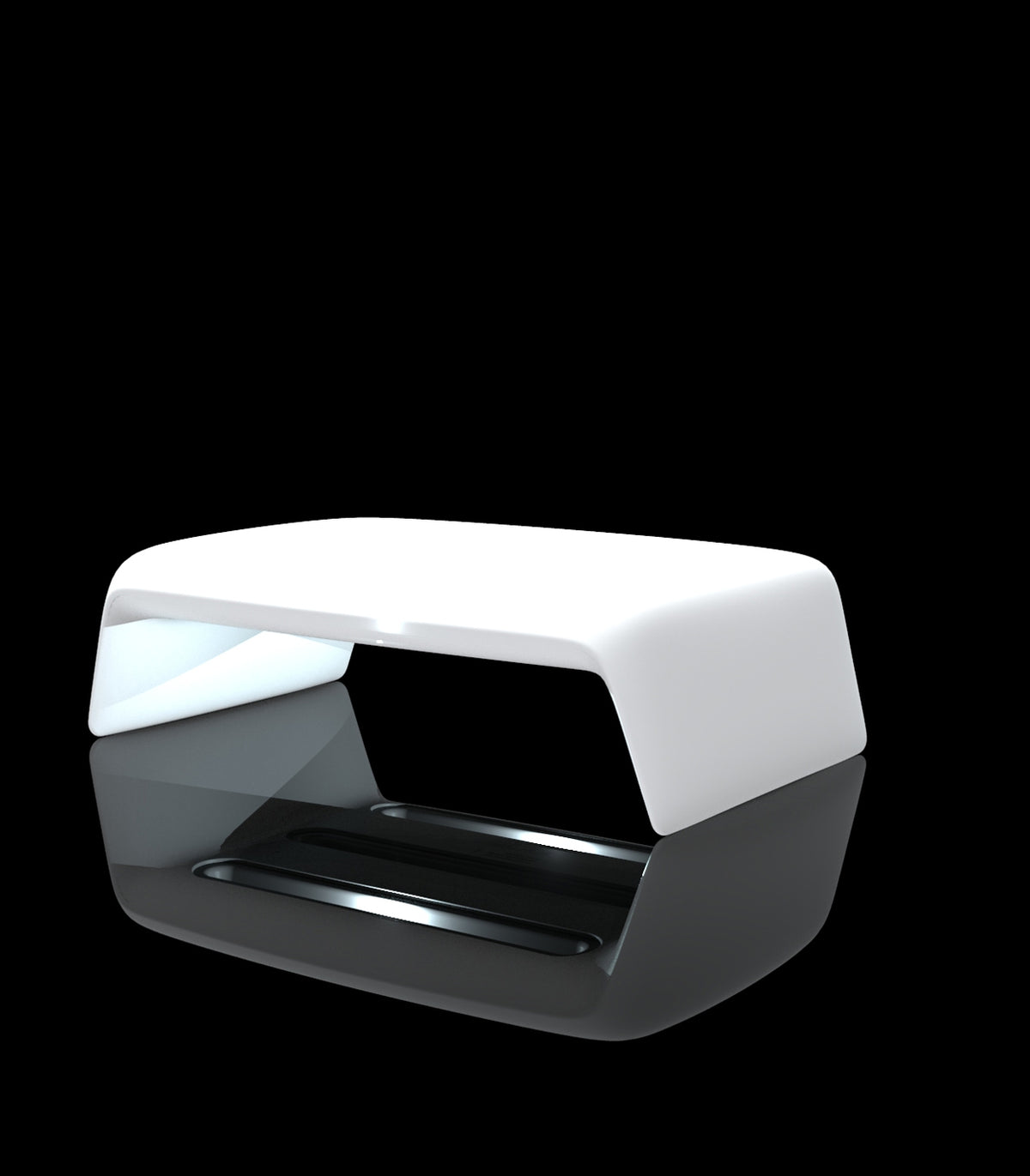 Table Basse BLOW Lumineuse Blanche par Vondom