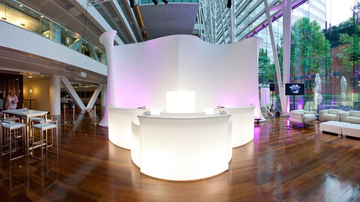 3 BREAK Bar Lumineux et 2 ICE Bar. Ideal Evenementiel, Hotellerie, Reception, Bars...